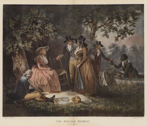 تراجع Angler&39;s (chromolitho)